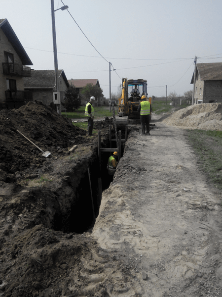 Izgradnja kanalizacione mreže – Budisava