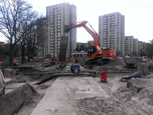 Concrete collector – Cara Lazara Boulevard, Liman, Novi Sad
