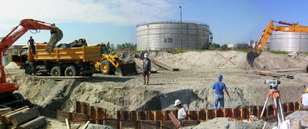 Izgradnja vertikalne drenaže – Rafinerija nafte NIS, Novi Sad